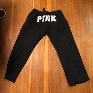 Pink baggy sweats